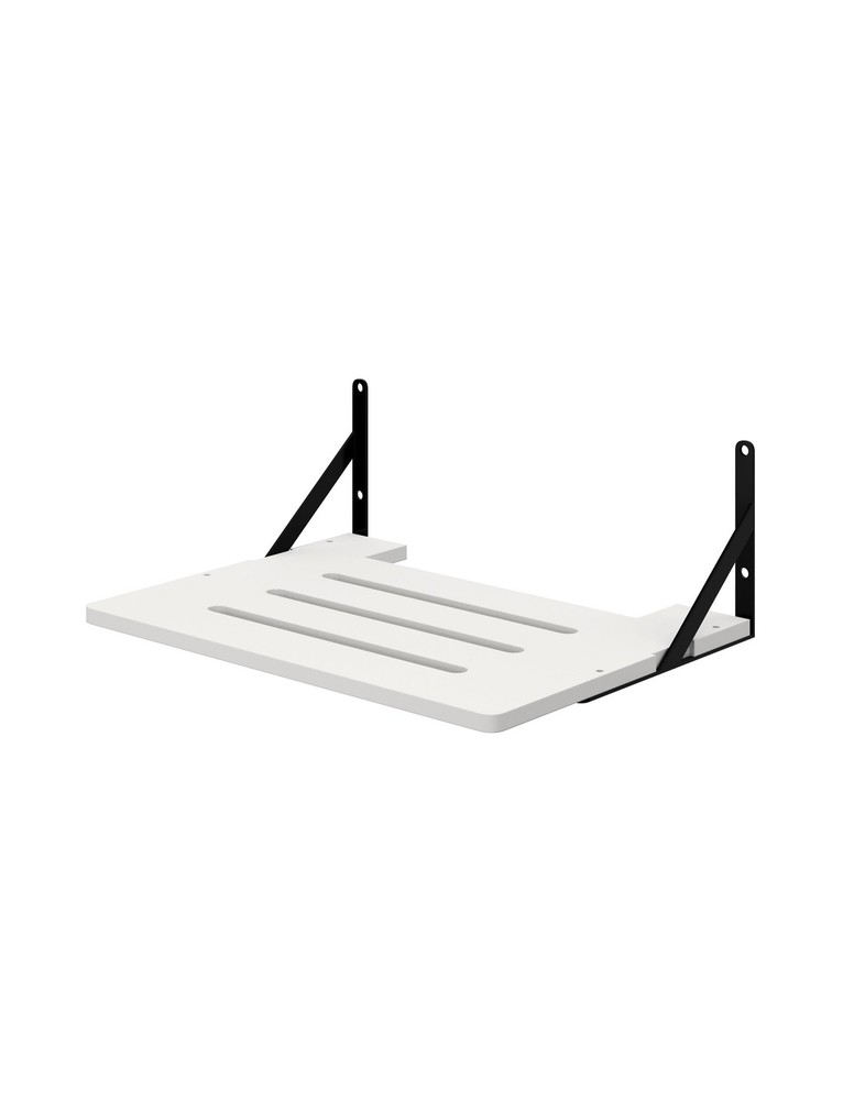 Black White Small Mini Projector Shelf for Wall, Cable Box/Router Shelf,Float