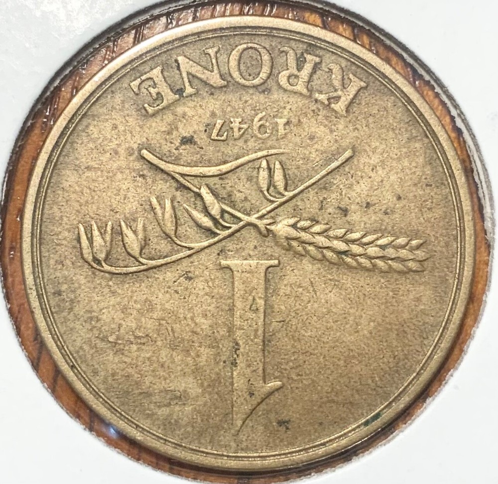 1947 Denmark - 1 Krone