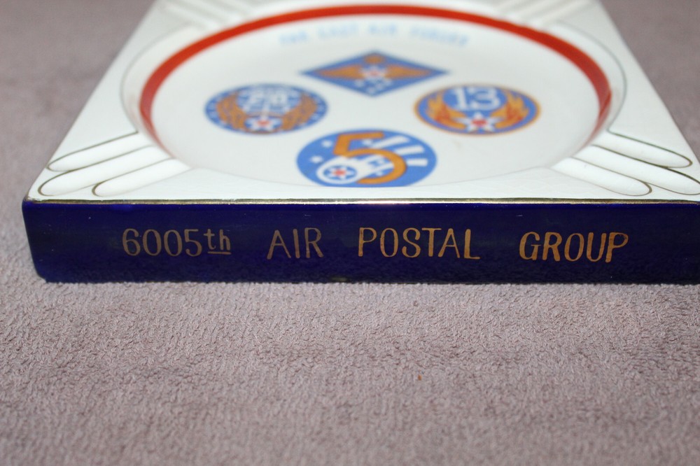 Original WW2 U.S. Far East Air Forces, 5th 13th & 20th Unit ID'd Ceramic Ashtray