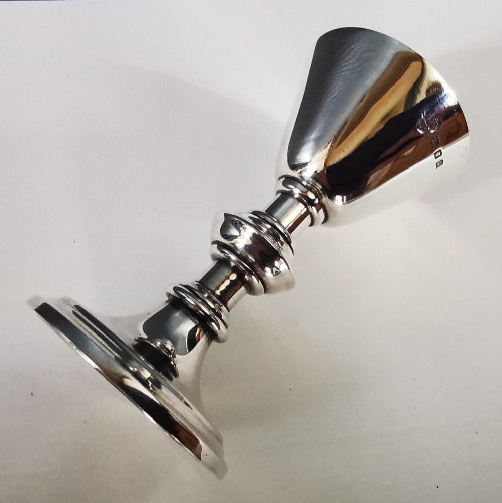 Solid Silver Travelling Communion Set - London 1930