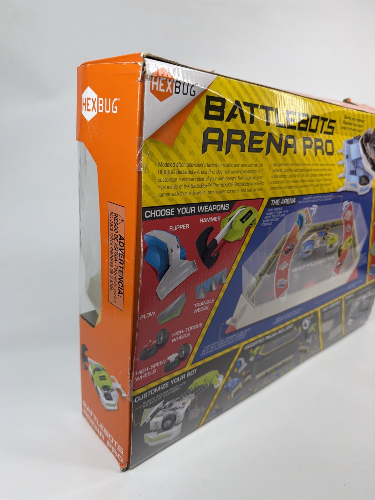 HEXBUG BattleBots Arena Pro - Build Your Own Battle Bot with Arena New Toy Read