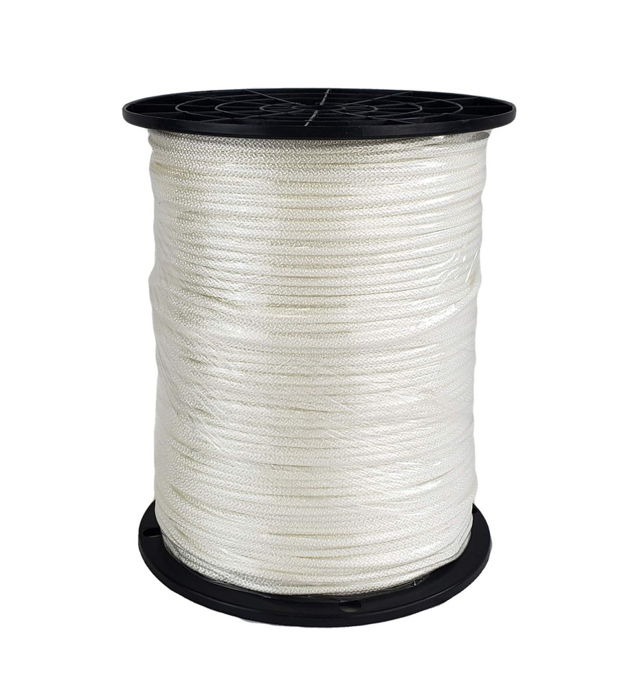1/8 inch Knotrite Nylon Rope - 1000 Foot Spool | 100% Nylon - Solid Braid - Dyea