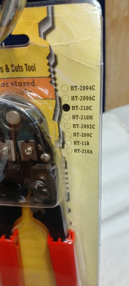 Modular Plug Crimps Strips and Cuts Tool HT-210C Core Cables 93-100-020