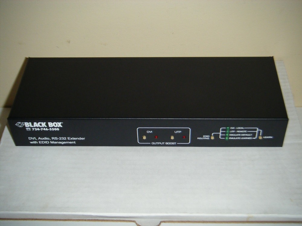 Black Box Networking AC2000A DVI Audio RS-232 Extender & EDID Management