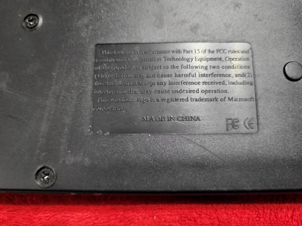 Genius Wired Keyboard, Black