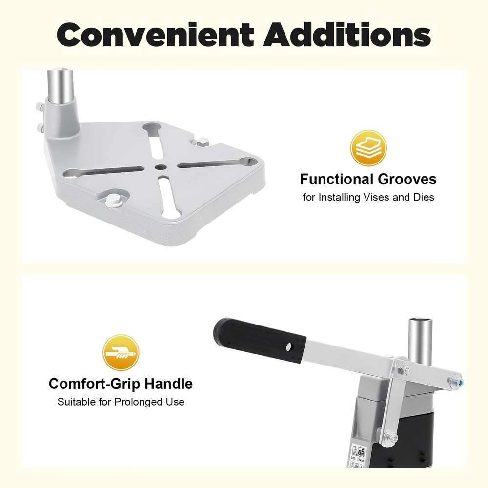 Single-Hole Drill Press Stand Floor Stand Electric Adjustable Table For Drilling