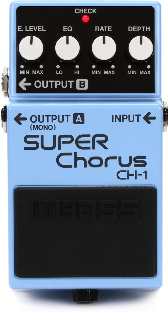 Boss CH-1 Stereo Super Chorus Pedal (2-pack) Bundle