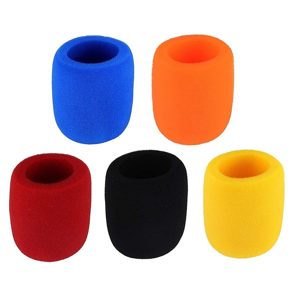5 Pack Microphone Windscreen Cover Sponge for Shure Wireless Handheld Microphone