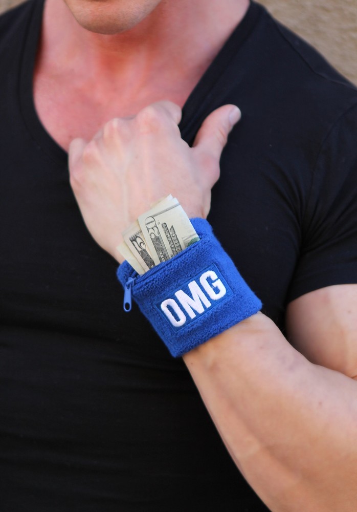 OMG® Zipper Pocket Wristband