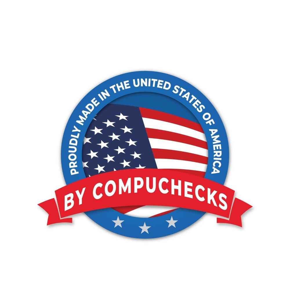 1000 Double Window Security Gummed Check Envelopes - Compatible for QuickBooks