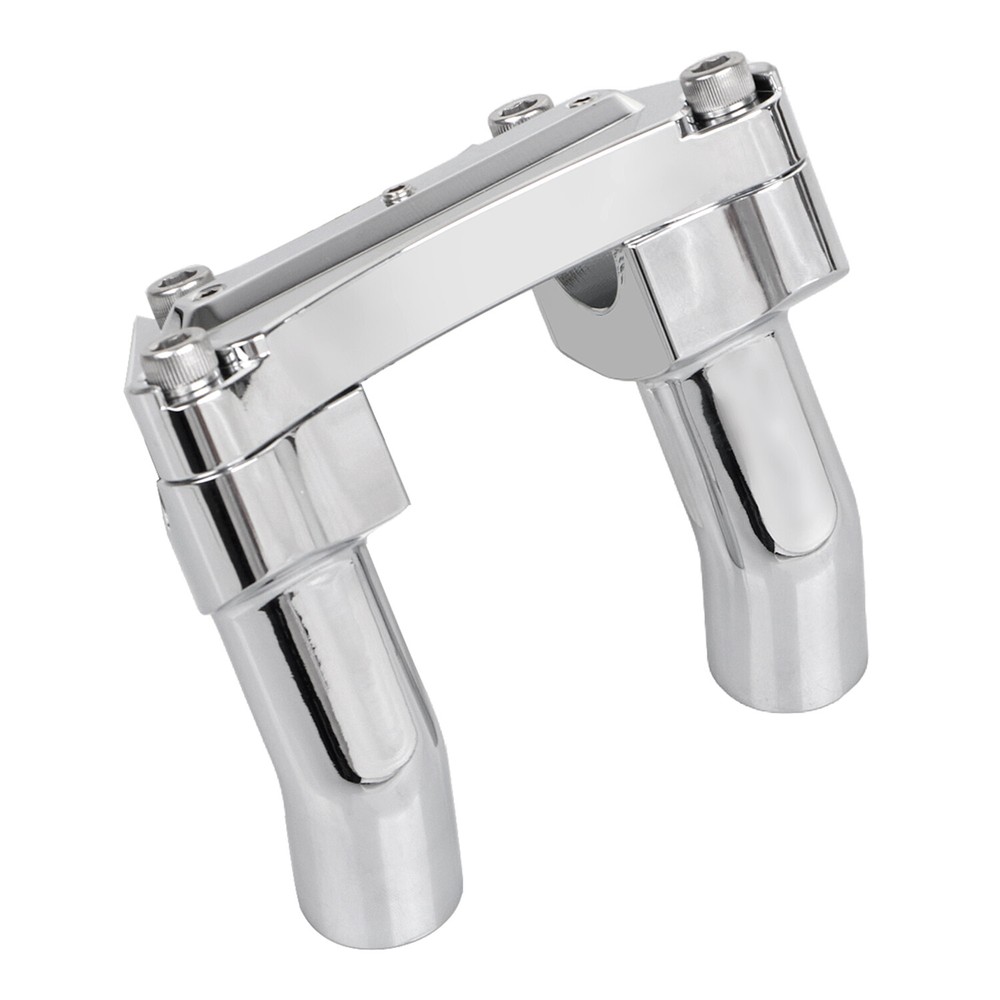 Chrome 3.5" Pullback Handlebar Riser Top Clamp For Harley Dyna Low Rider V-Rod