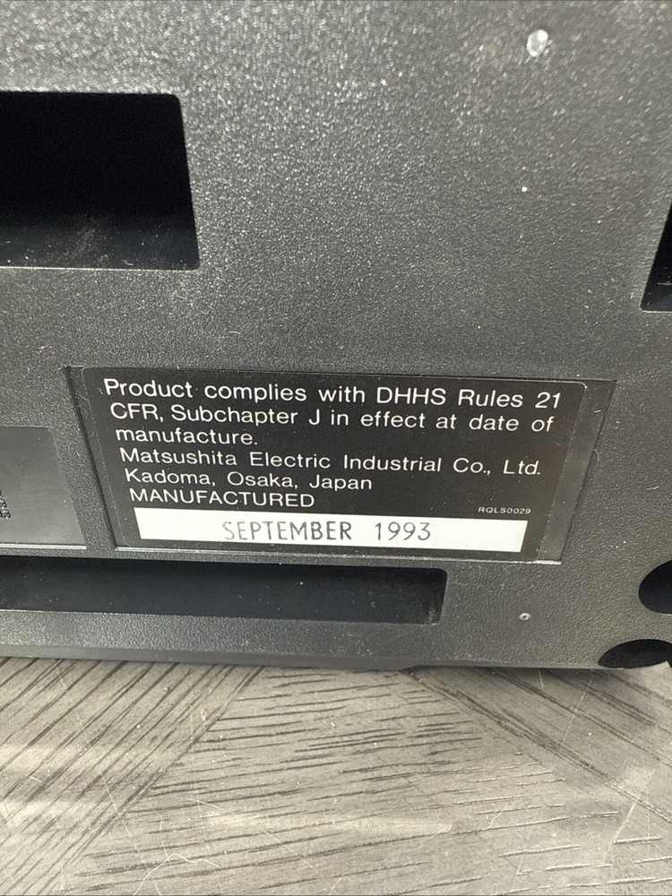 Vintage Panasonic Compact Audio System SA-D102