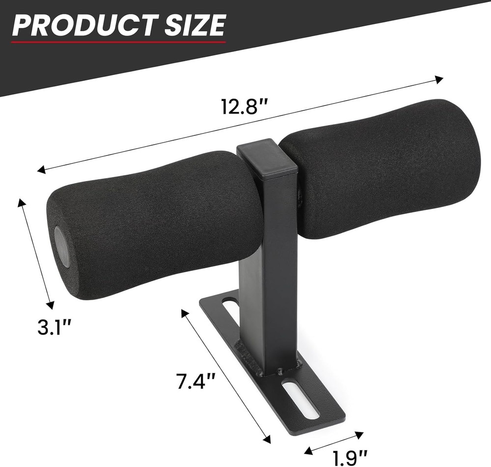 Nordic Hamstring Curl Squat Rack Attachment, Sit Up Assistant Device Abdominal C