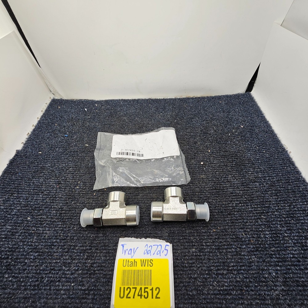 (QTY 2) Tee Adapter 3E-7410