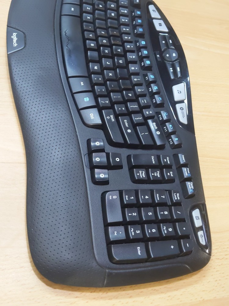 Logitech Wireless Wave Keyboard K350 & Mouse Set + M310 Mouse + USB Dongle A