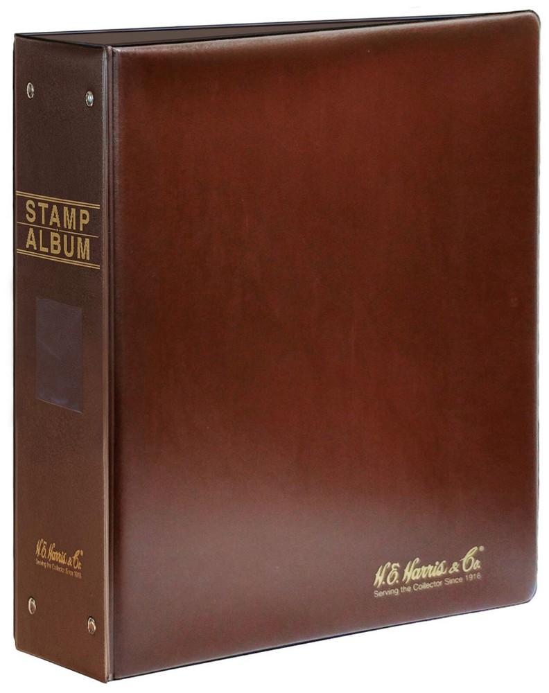 HE Harris Worldwide Stamp Album 3.5" 2 POST Heirloom BINDER ONLY HEBDW3.5