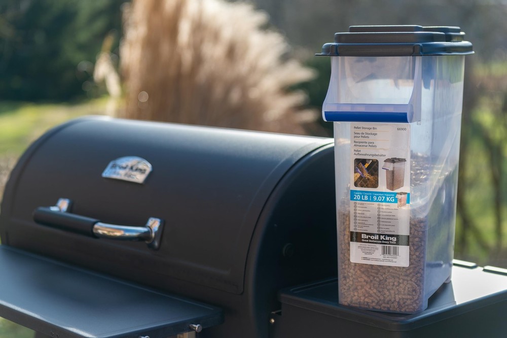 66900 Pellet Storage Bin, Black