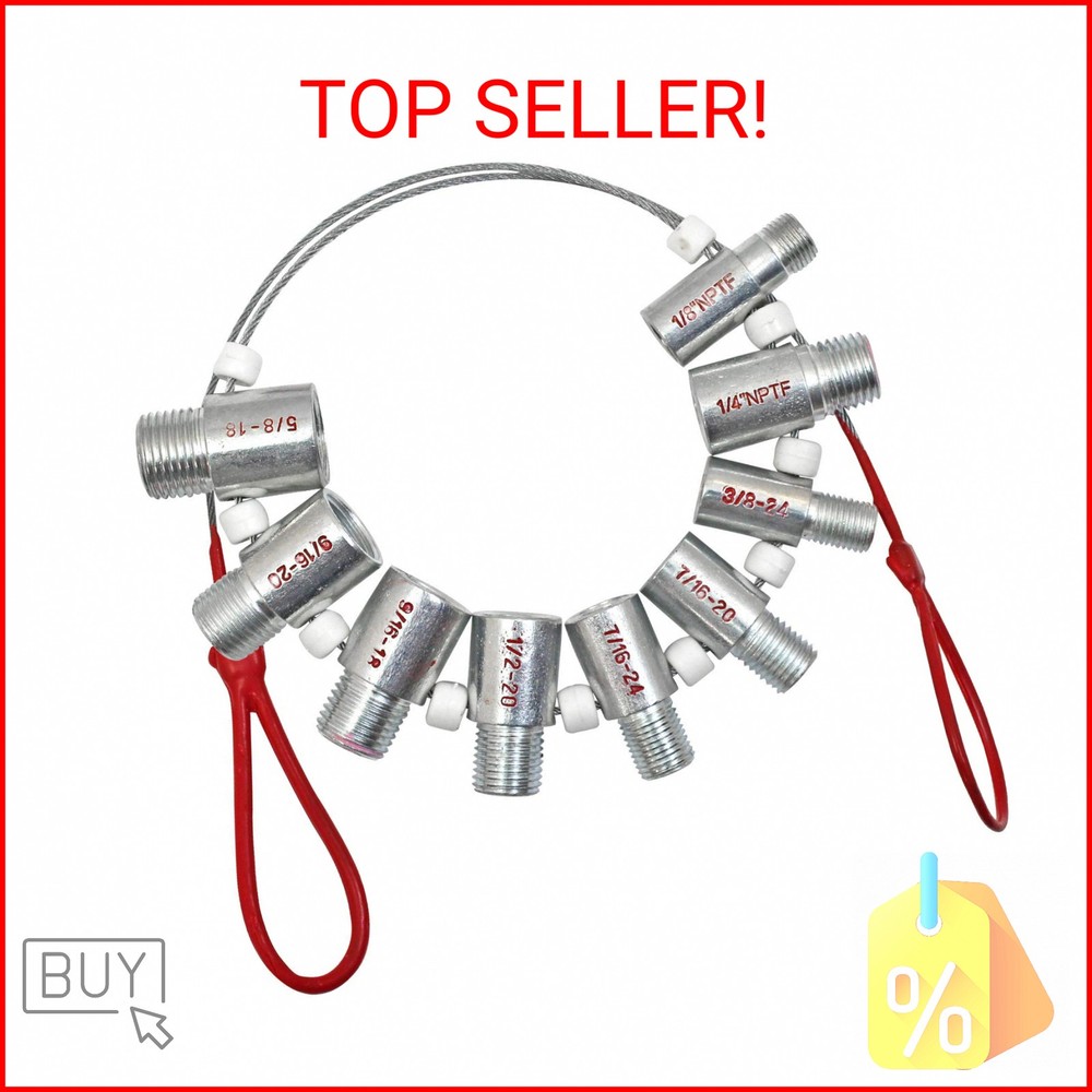 Brake Line Fitting Size Gauge