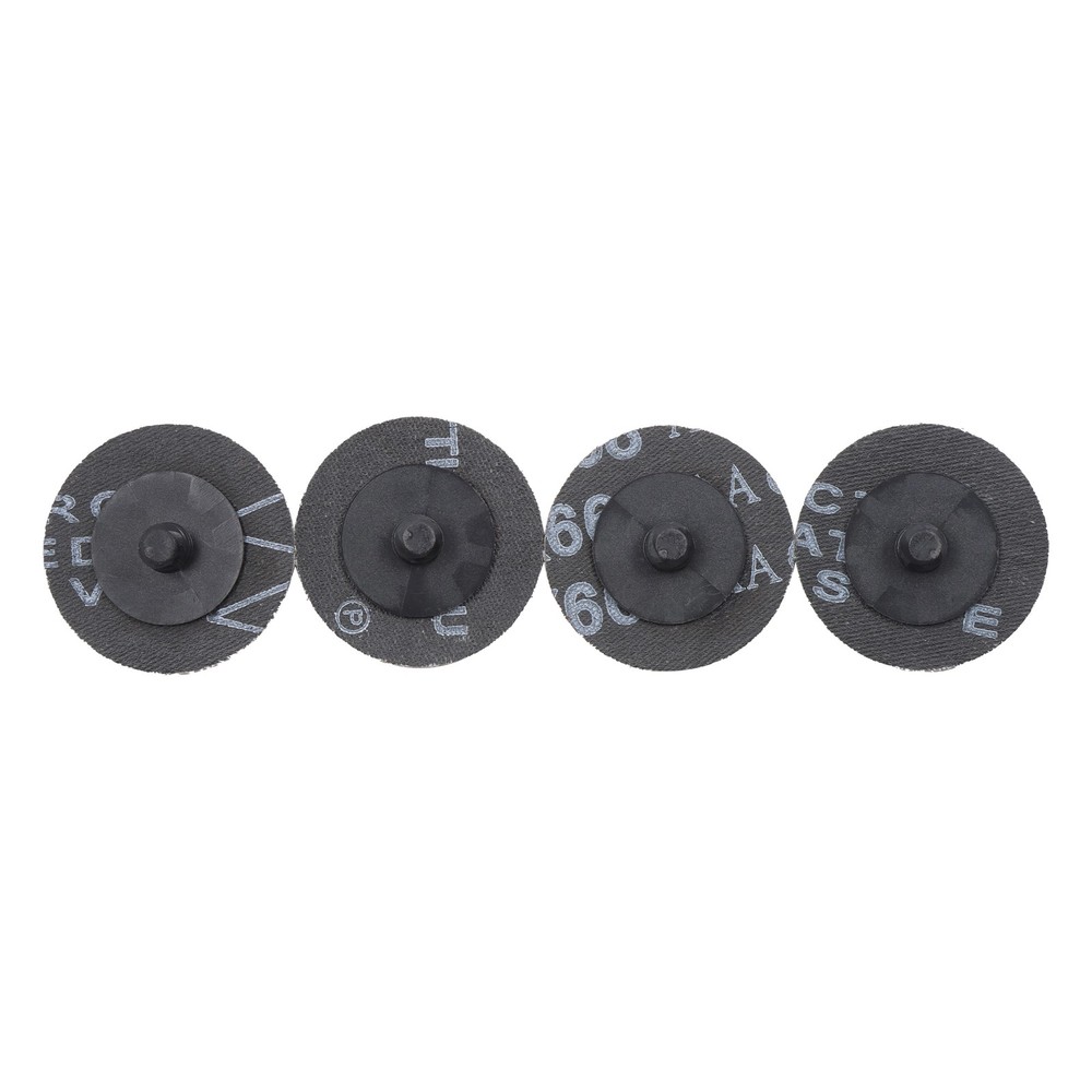 150 Pack 2" Roll Lock Die Grinder Sanding Discs 60 Grit Medium Torque Sand Discs
