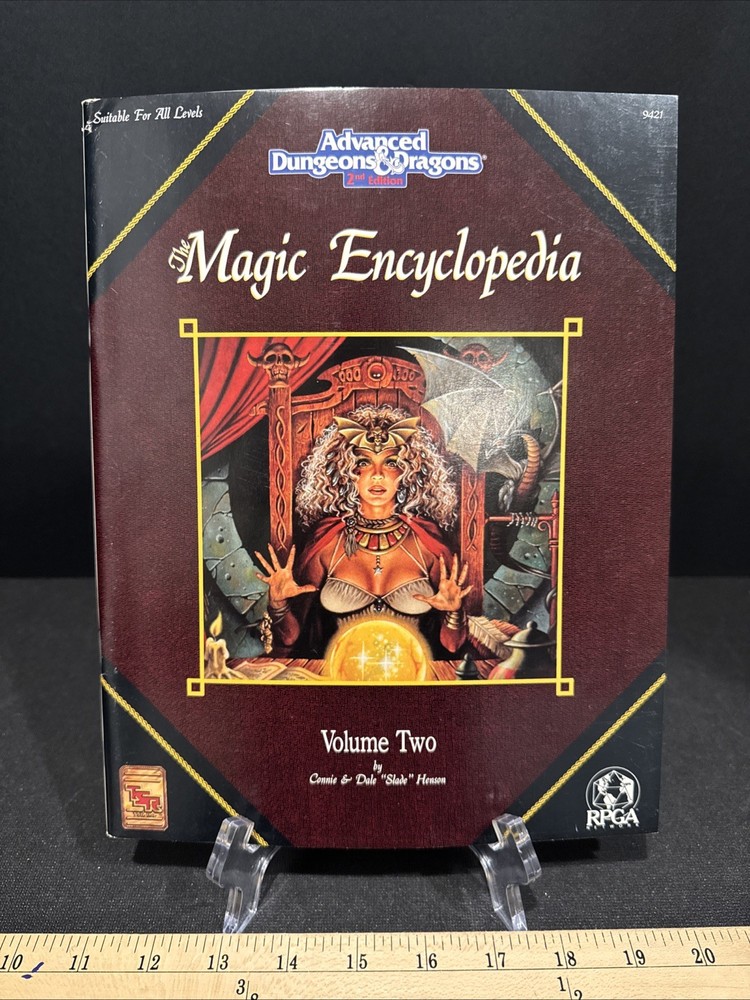 Advanced Dungeons & Dragons 2nd Edition The Magic Encyclopedia (Volume 2) 1993