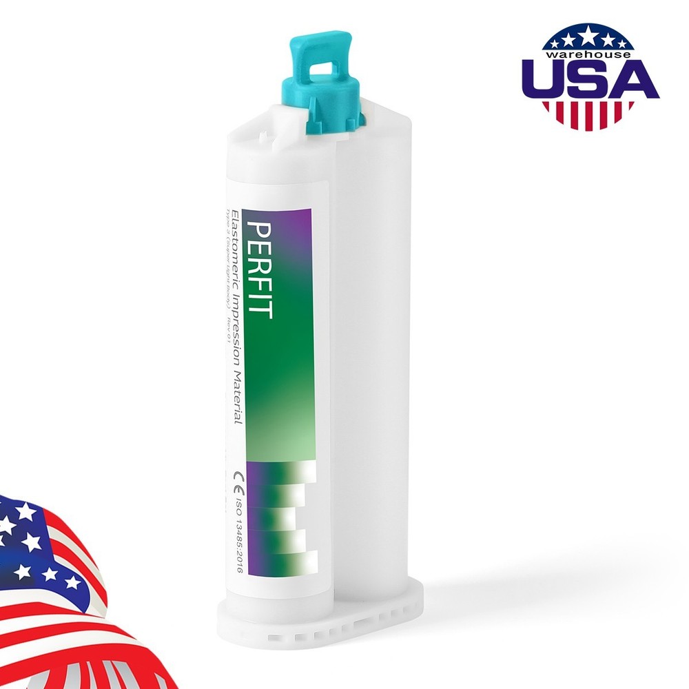 Dental Elastomeric Impression Material Fast/Normal Set Type 1/2/3 Dispenser-Mix