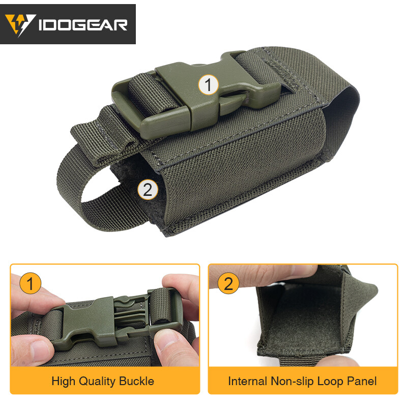 IDOGEAR Tactical Single Flashbang Pouch Tool Pouch Airsoft Multi-Function Gear