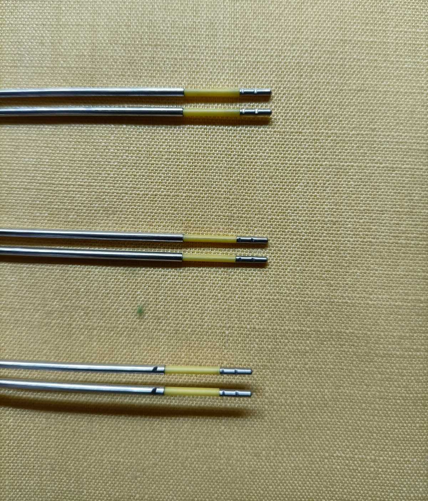 9pc Laparoscopic Urology Loop Electrodes Double Stem Working Element Bipolar