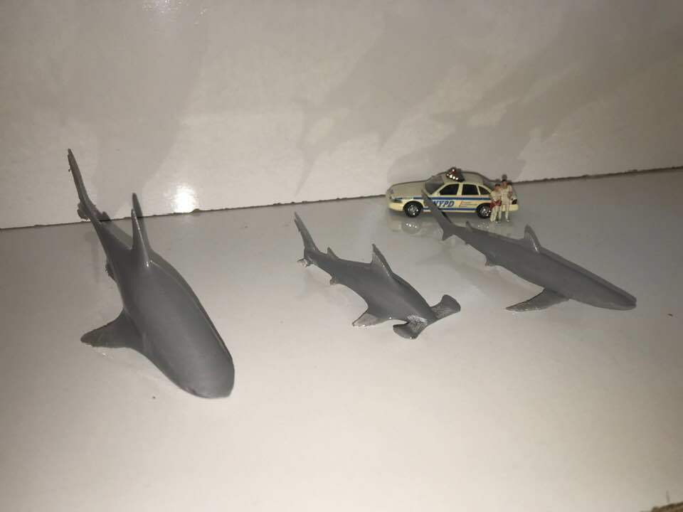 Ho 1/87 Scale Shark Set (UNPAINTED)