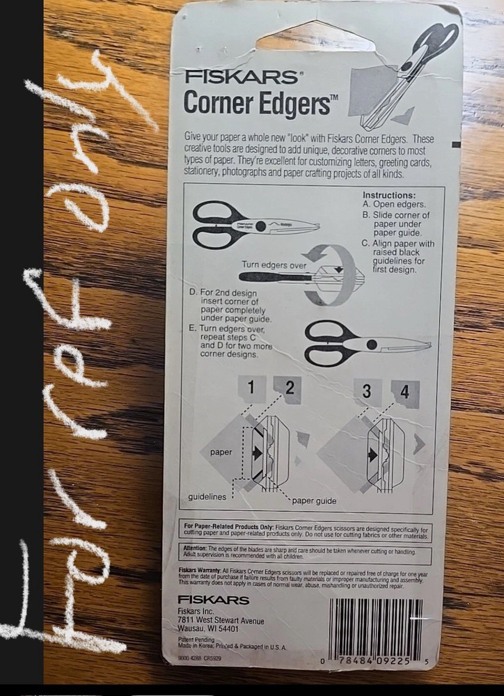 Fiskars Corner Edgers Nostalgia Scissors For Crafting