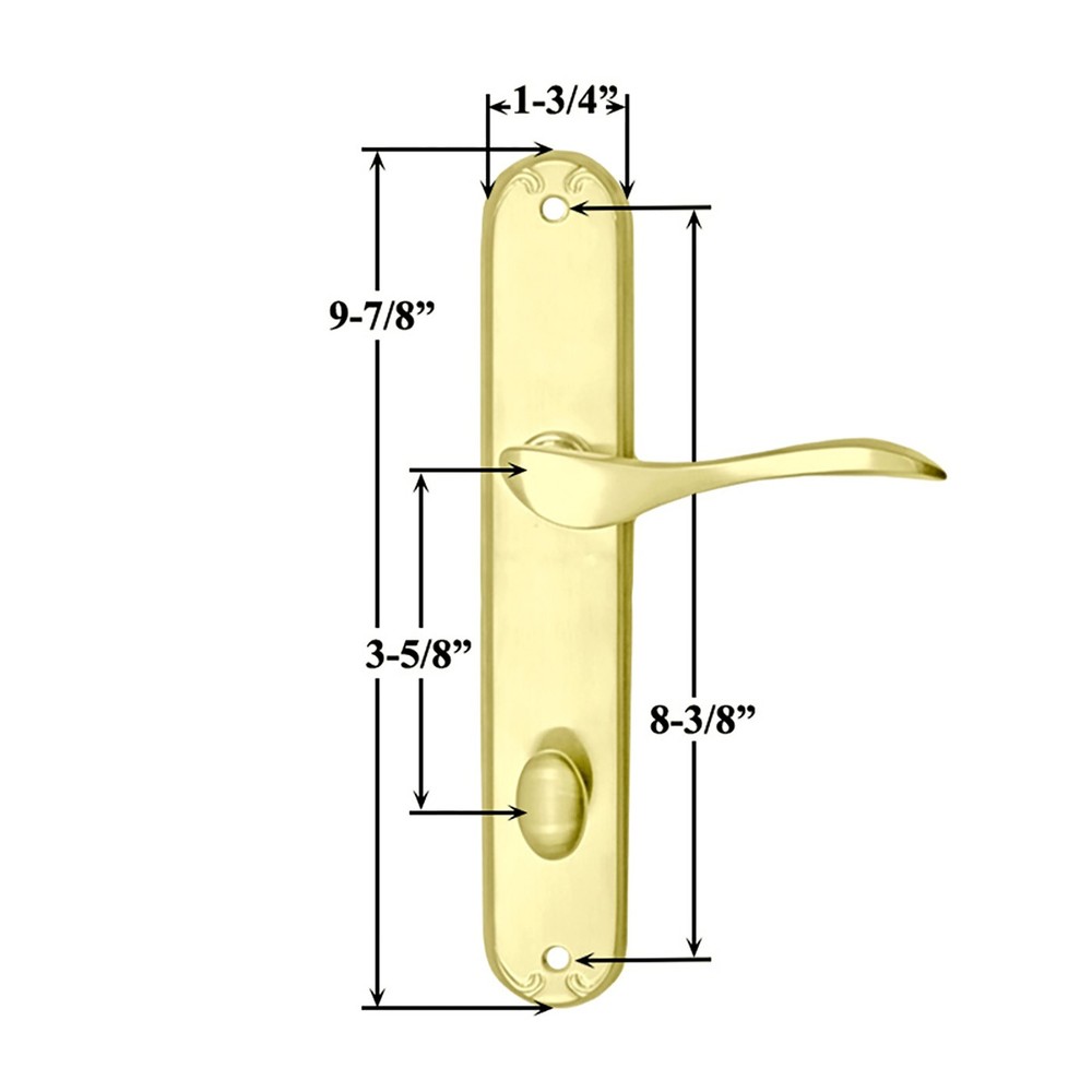 Pella Left Hand Active Hinged Door Handle Set - Proline Multi-Point Lock