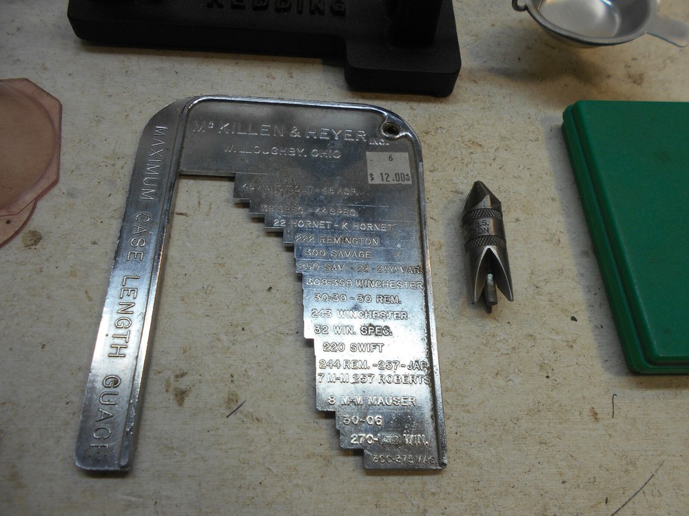 reloading tools redding scale lyman powder measure forster case trimmer +