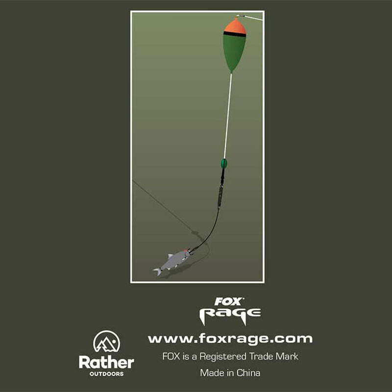 Fox Rage Predator Single Treble Float Trace NEW Pike Predator Float Trace