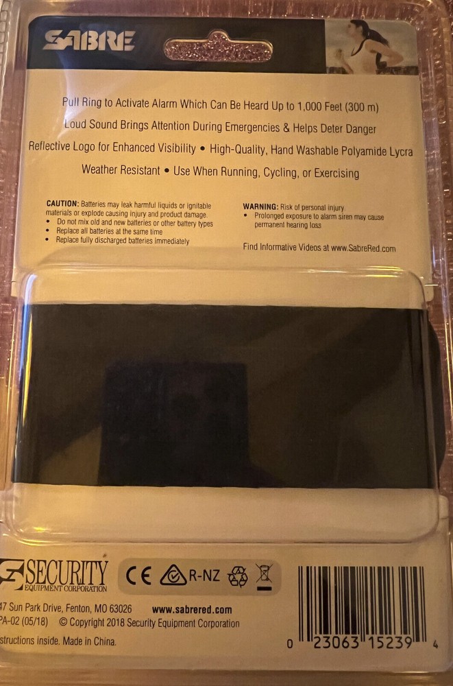 Sabre Runner Personal Alarm