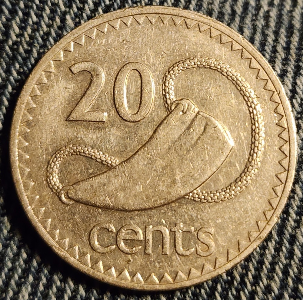 Fiji 1987 20 Cents Coin