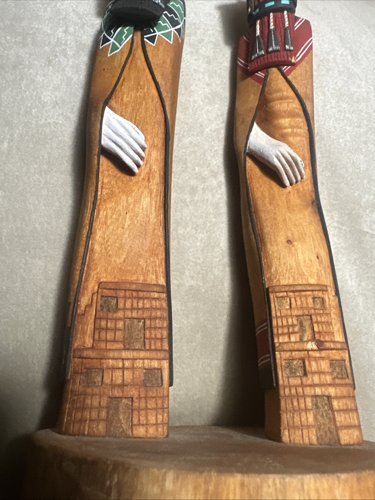Dewayne Ahownewa Hopi Kachina Carved Wood Dolls Hopi Arts 2nd Mesa Arizona Vtg