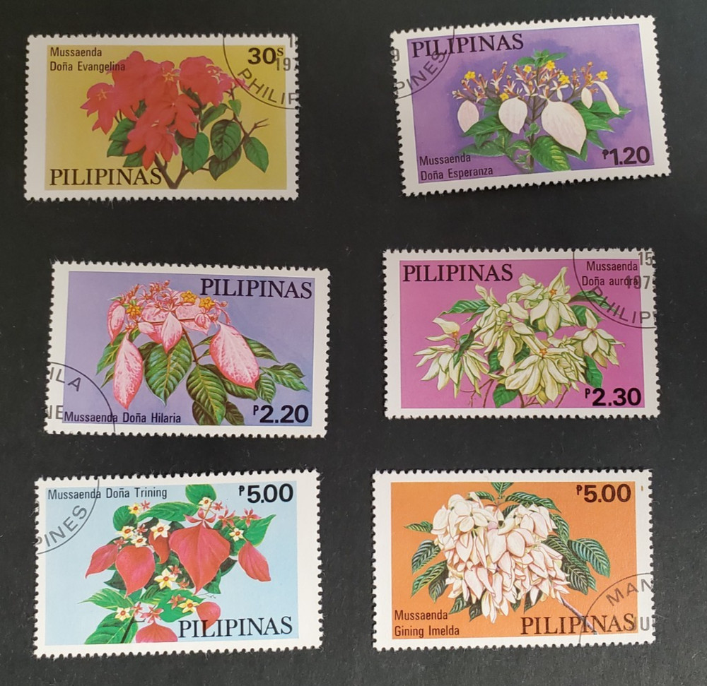 Philippines, nice 1979 Mussaendas set