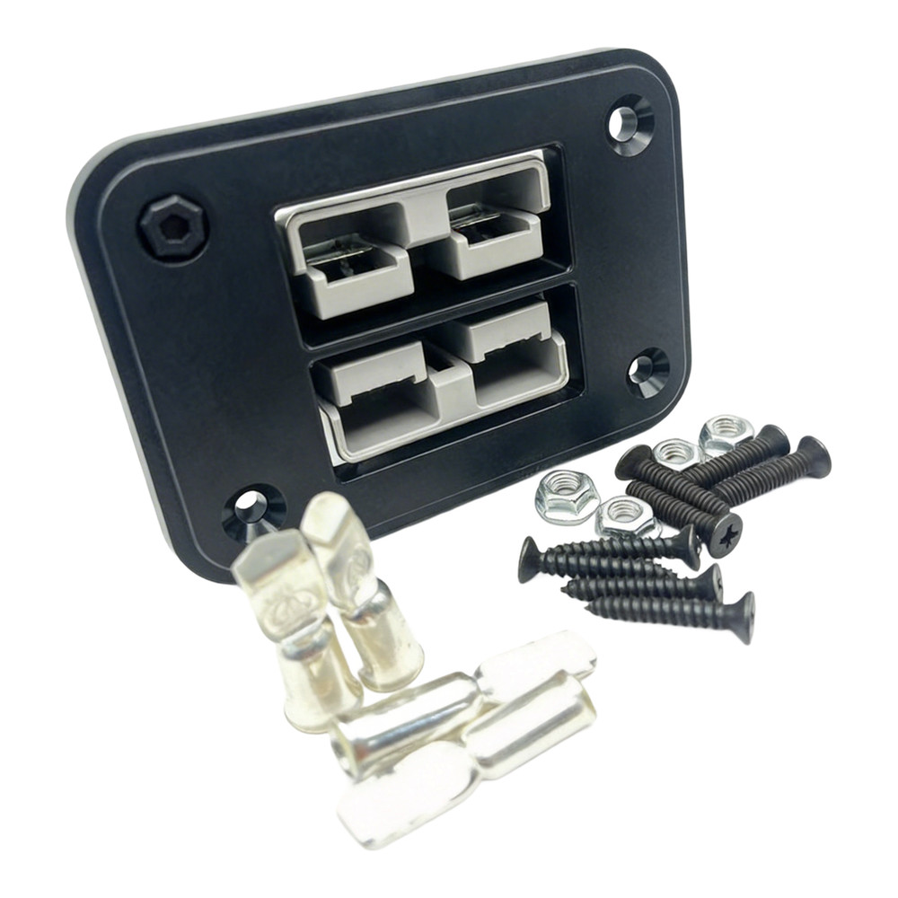 50A EV Charging Connector with Fixed Bracket Installation and Silicone Cover