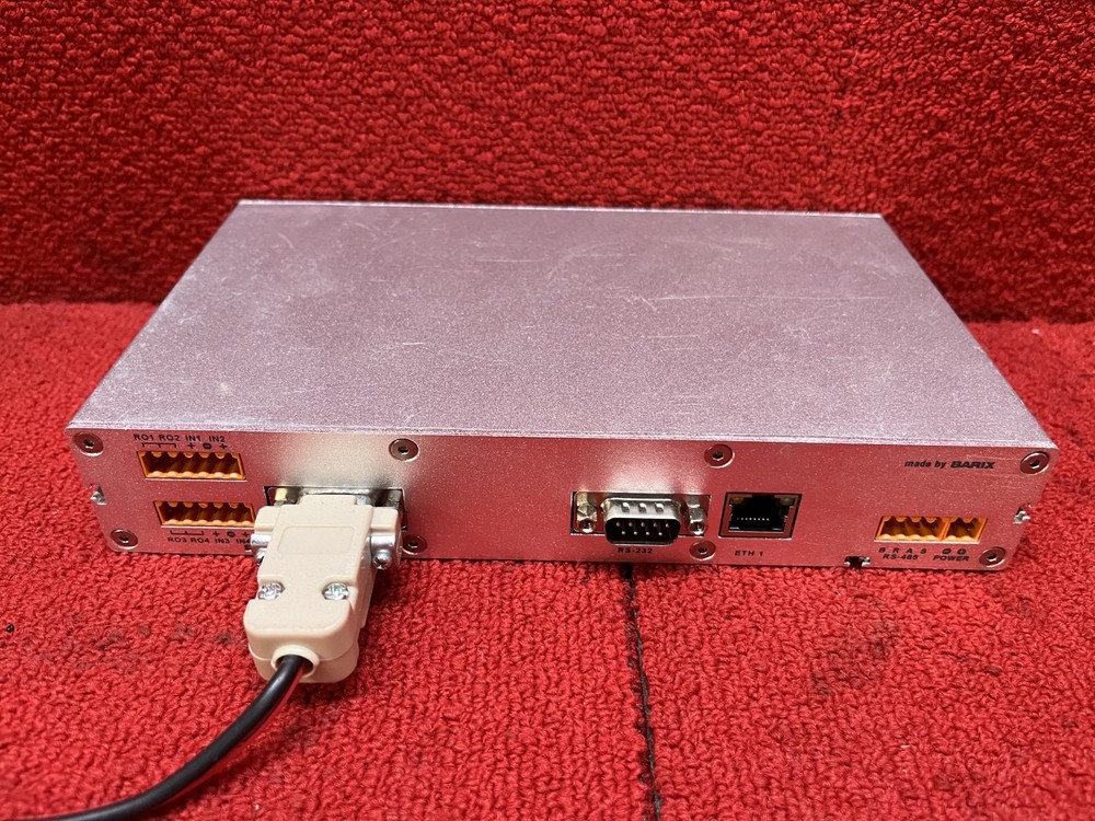 Used Barix Exstreamer 500 Multiformat Audio Network Encoder/Decoder Good Cond