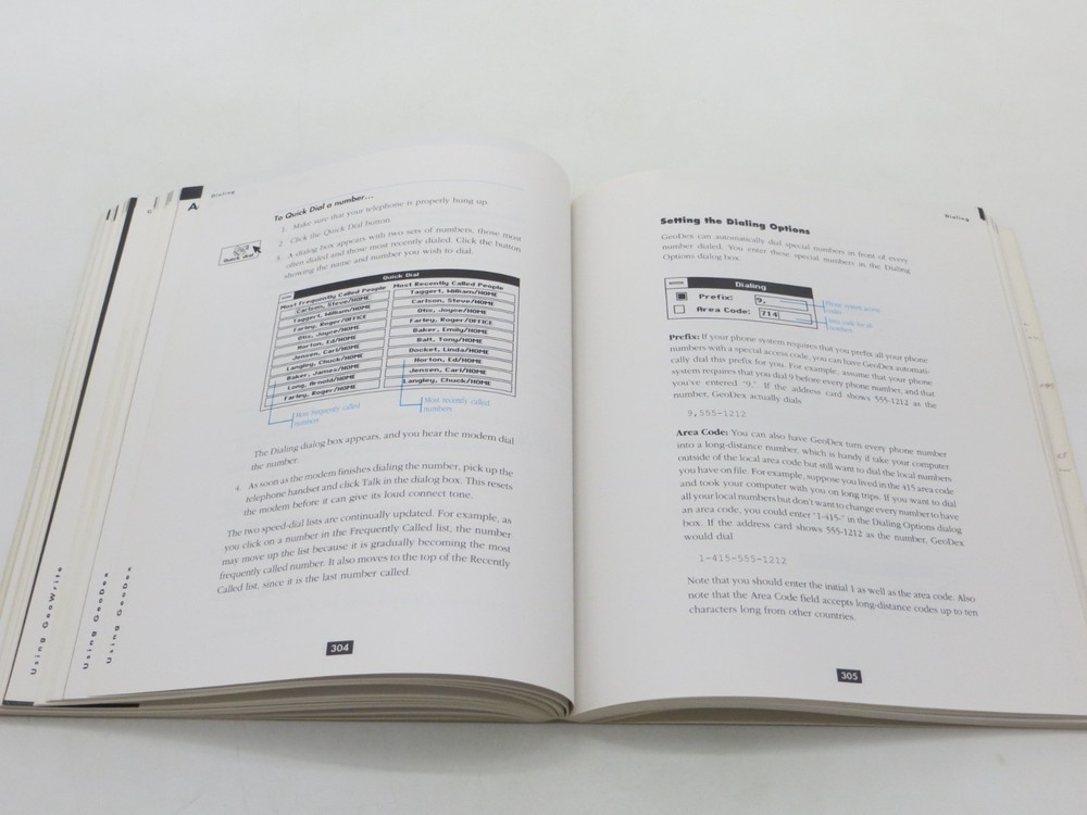 GeoWorks Ensemble Version 1.0 User's Manual vintage 1990 computer reference book