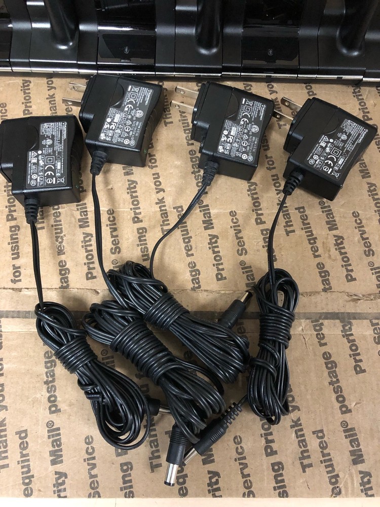 (X4) Plantronics AL8-WO2 Wireless Headset System Base W/AC-ADAPTERS