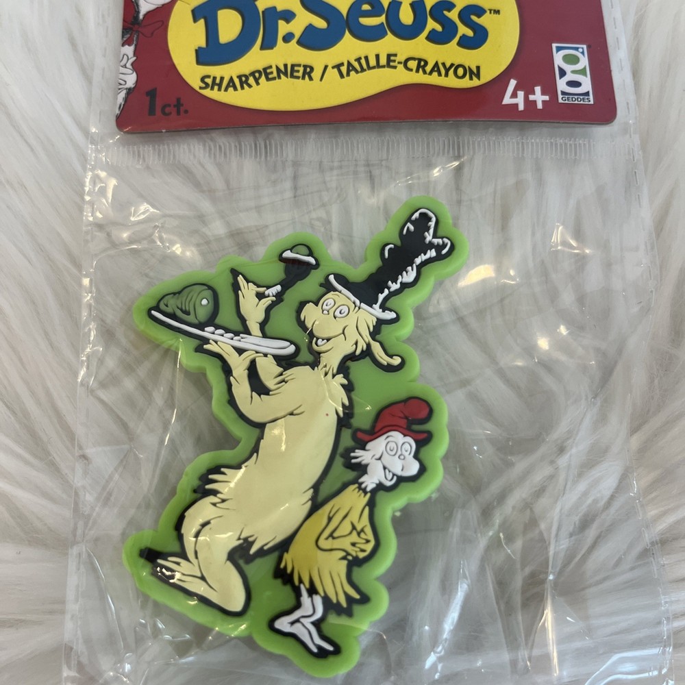 Dr Seuss Green Eggs And Ham PENCIL SHARPENER New.