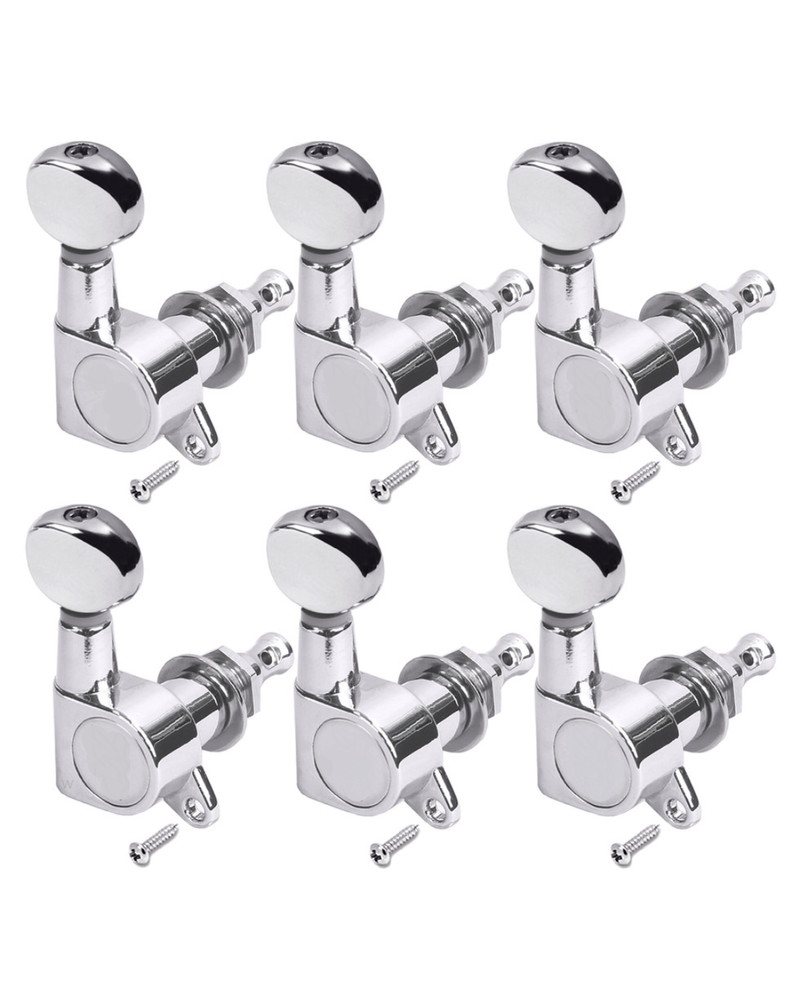 Oval Style Button Tuner Chrome