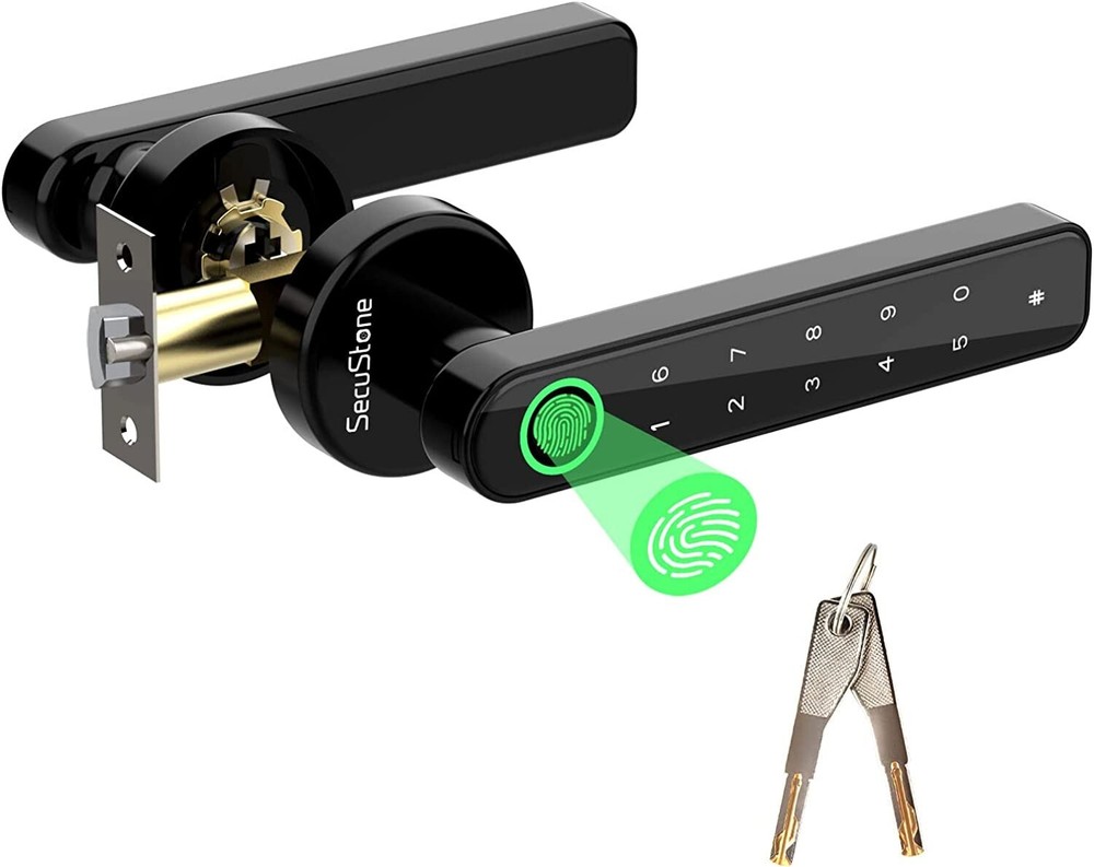 Secustone Fingerprint Smart Lock Biometric Keyless Passcode Open Box