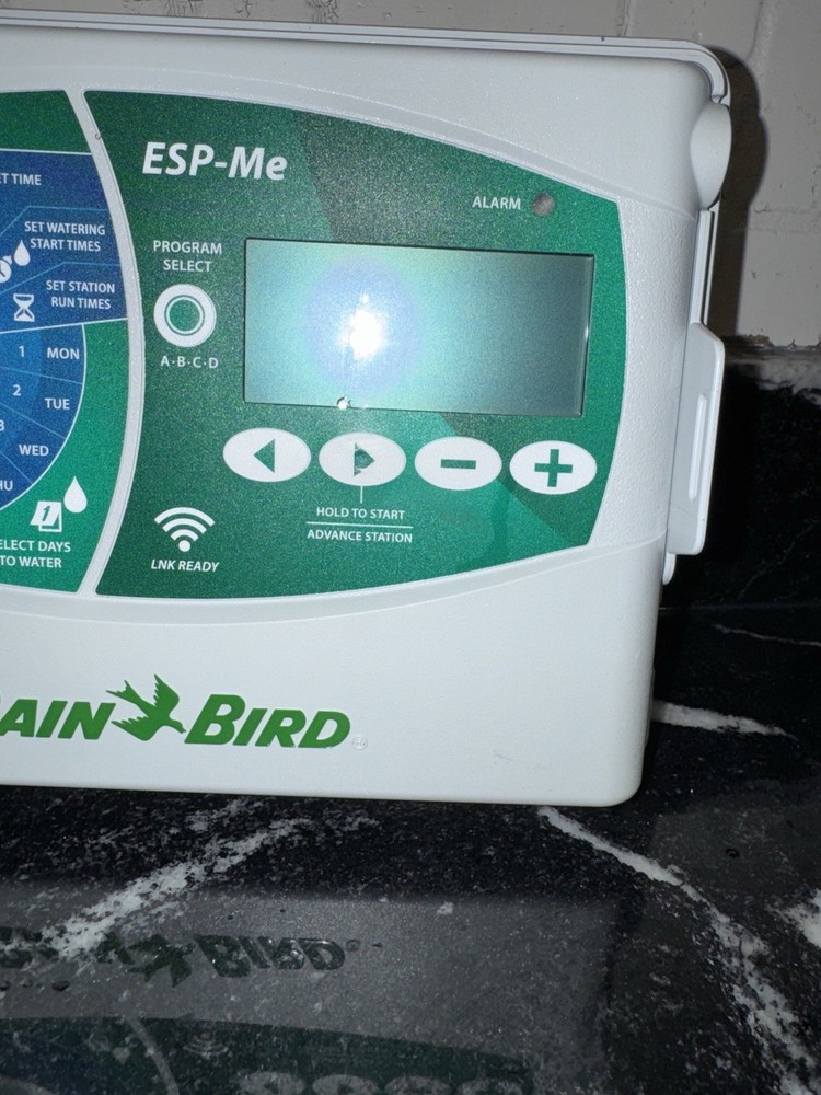 RAINBIRD ESP-ME Sprinkler Controller 7 Zones With Power Adapter