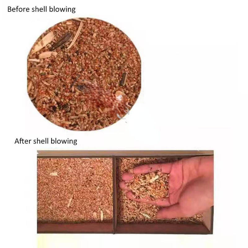 Household Grain Cleaning shell Machine Wind Sheller Bird Food Blowing Machine