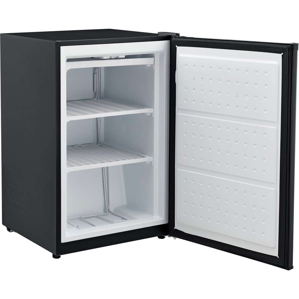 Nexel174; Compact Upright Freezer Solid Door 3.1 Cu. Ft. Black