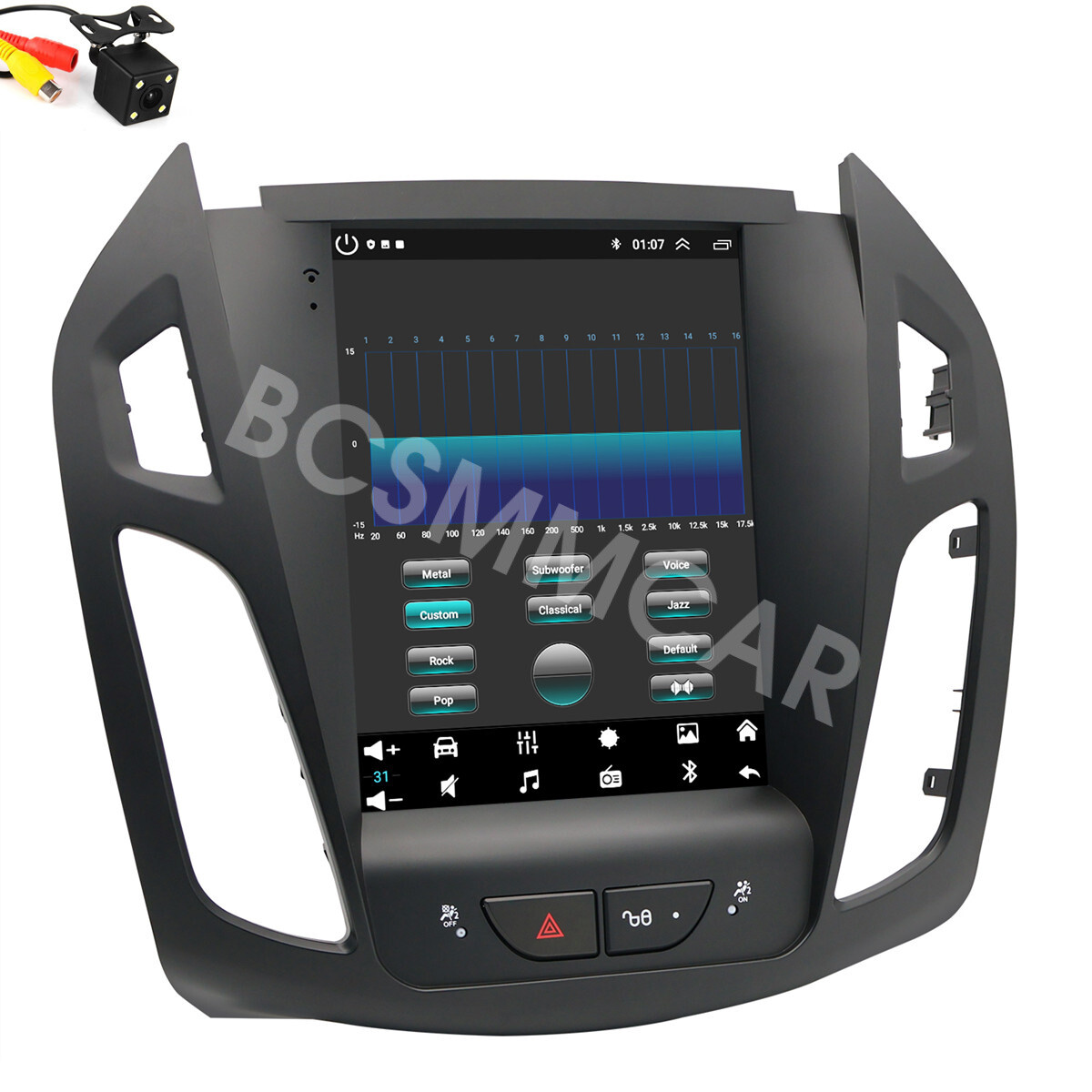 Fit For Ford Transit Connect 2014-2018 For Carplay Stereo Car Radio BT FM W/CAM