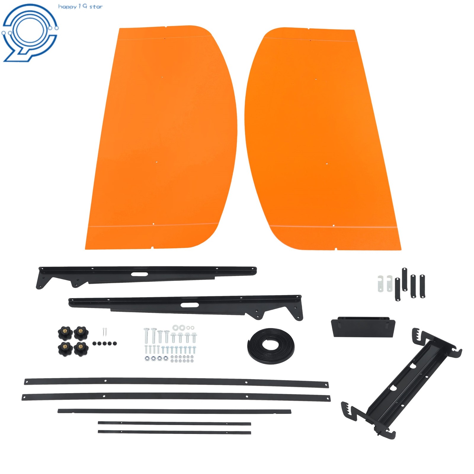 Orange Universal Tuff Top Tractor Canopy 52" X 52" For ROPS 2" x 2" or 2" x 3"