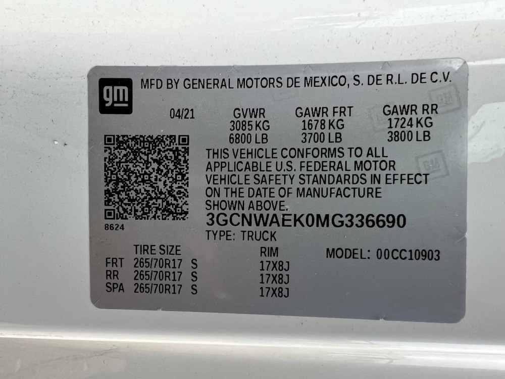 SILVRDO15 2021 High Mounted Stop Light 104860223