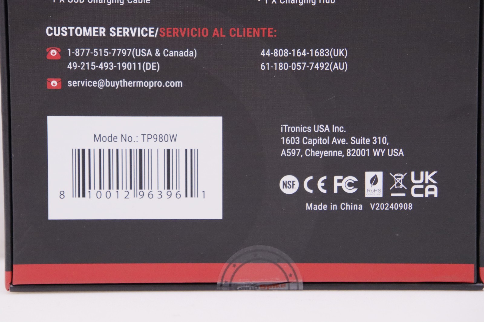 Temp Spike Pro TP980W Wireless WiFi Meat Thermometer - Brand New